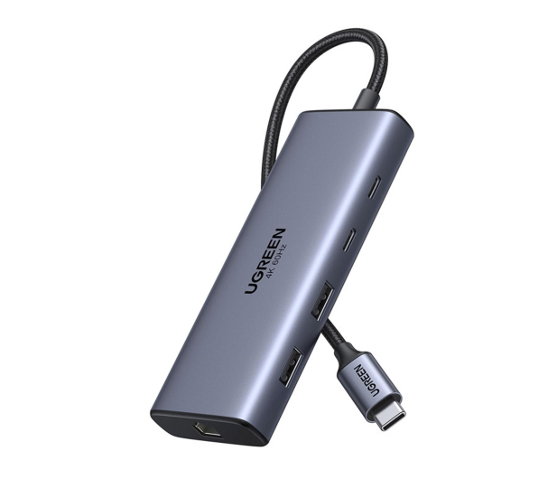 UGREEN Hub USB-C 10w1 CM639 2x HDMI 2x USB RJ45 SD/TF PD 100W - 1488884 - zdjęcie 2